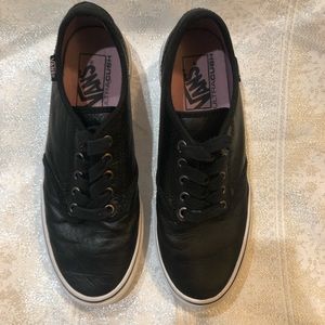 Vans Leather Low Top Sneakers